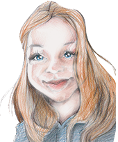 Caricature of Joline Noelle Alves